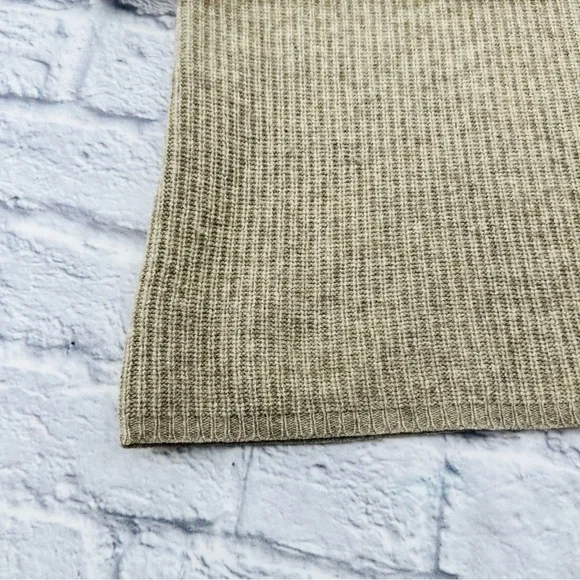 Eileen Fisher Ribbed Knit Sweater Large Beige Yak Wool Blend Soft Cozy Warm - Picture 4 of 8